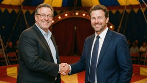 Barnum and Phillip Handshake