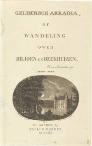 Baron van Spaen bij kasteel Biljoen in maanlicht