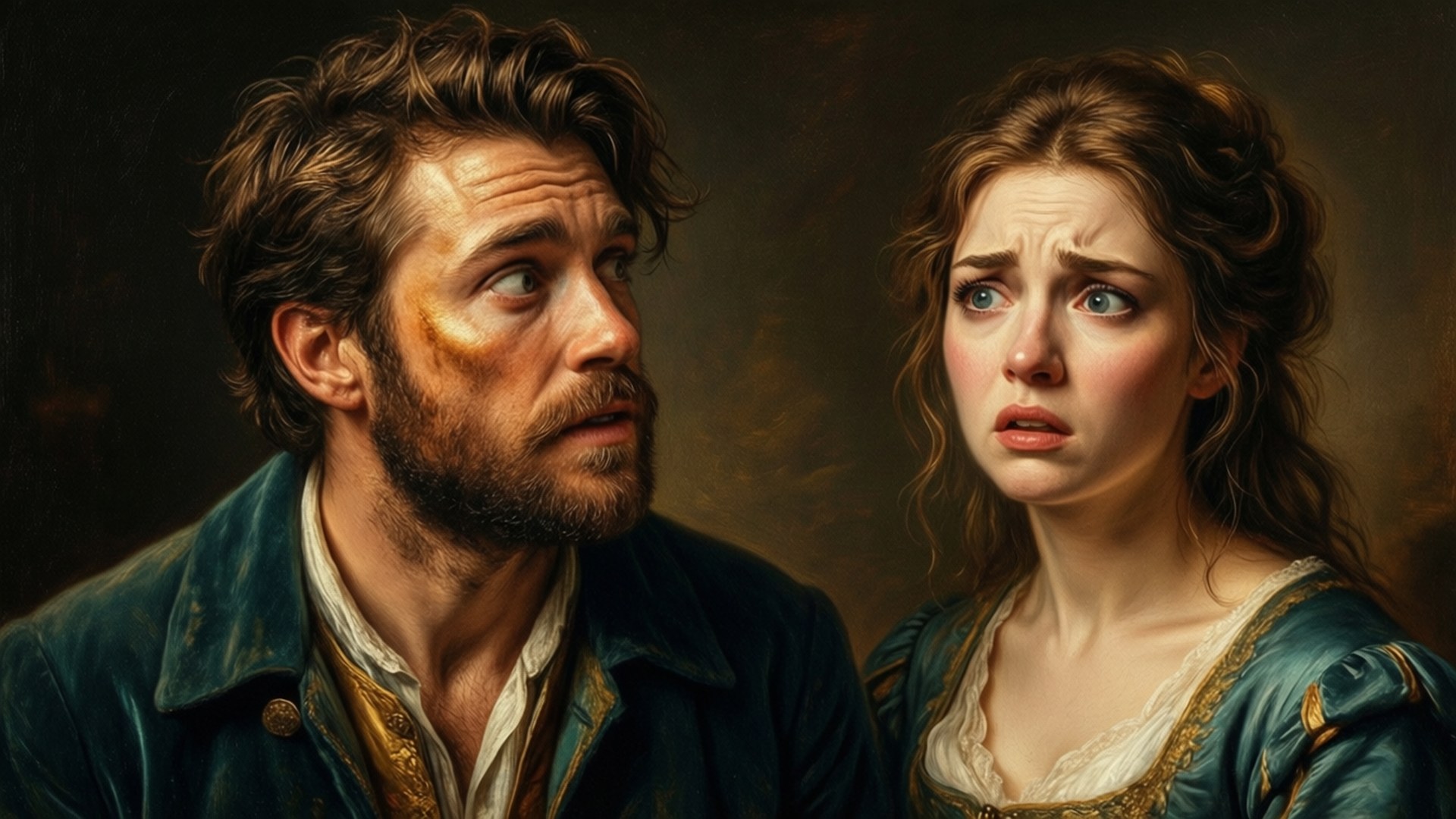 Baroque Betrayal Scene by Wallpapers.art Studio