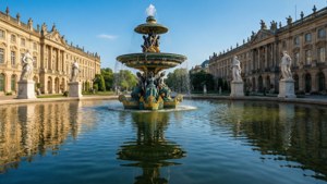 Baroque Fountain Garden
