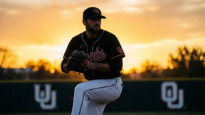 Baseball at Sunset