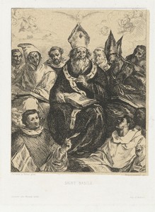 Basilius de Grote als leraar tussen monniken