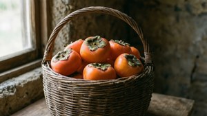 Basket of Persimmons