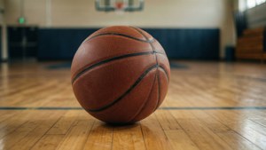 Basketball on Court