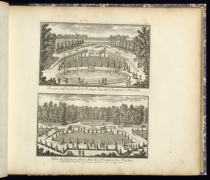 Bassin rond en face de la Rampe d’un des Bosquets à Meudon (Upper Plate)