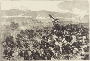 Bataille de Plevna.  Le 30 Juillet, Attaque des Hauteurs...