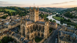 Bath Aerial Sunset