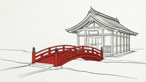 Bathhouse Line Art