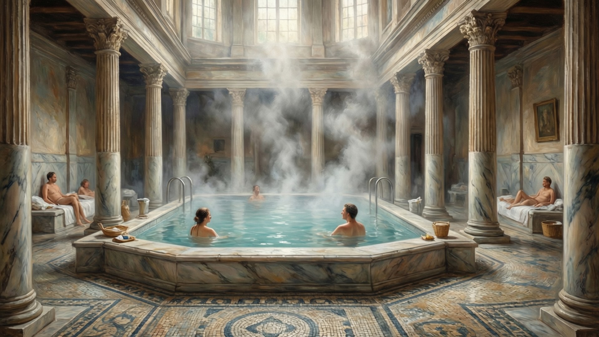 Baths of Relaxation by Wallpapers.art Studio