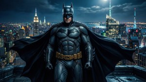 Batman on the Rooftop