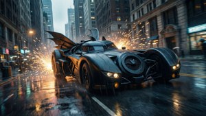 Batmobile Night Chase