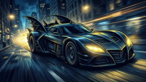 Batmobile Night Chase