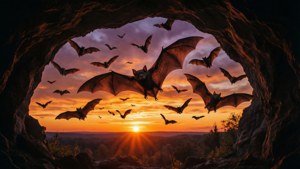 Bats at Sunset