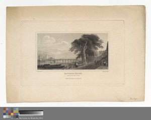 Battersea Bridge, from Cheyne Walk, Chelsea