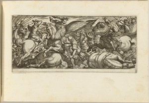 Battle between Cavalry and Infantry