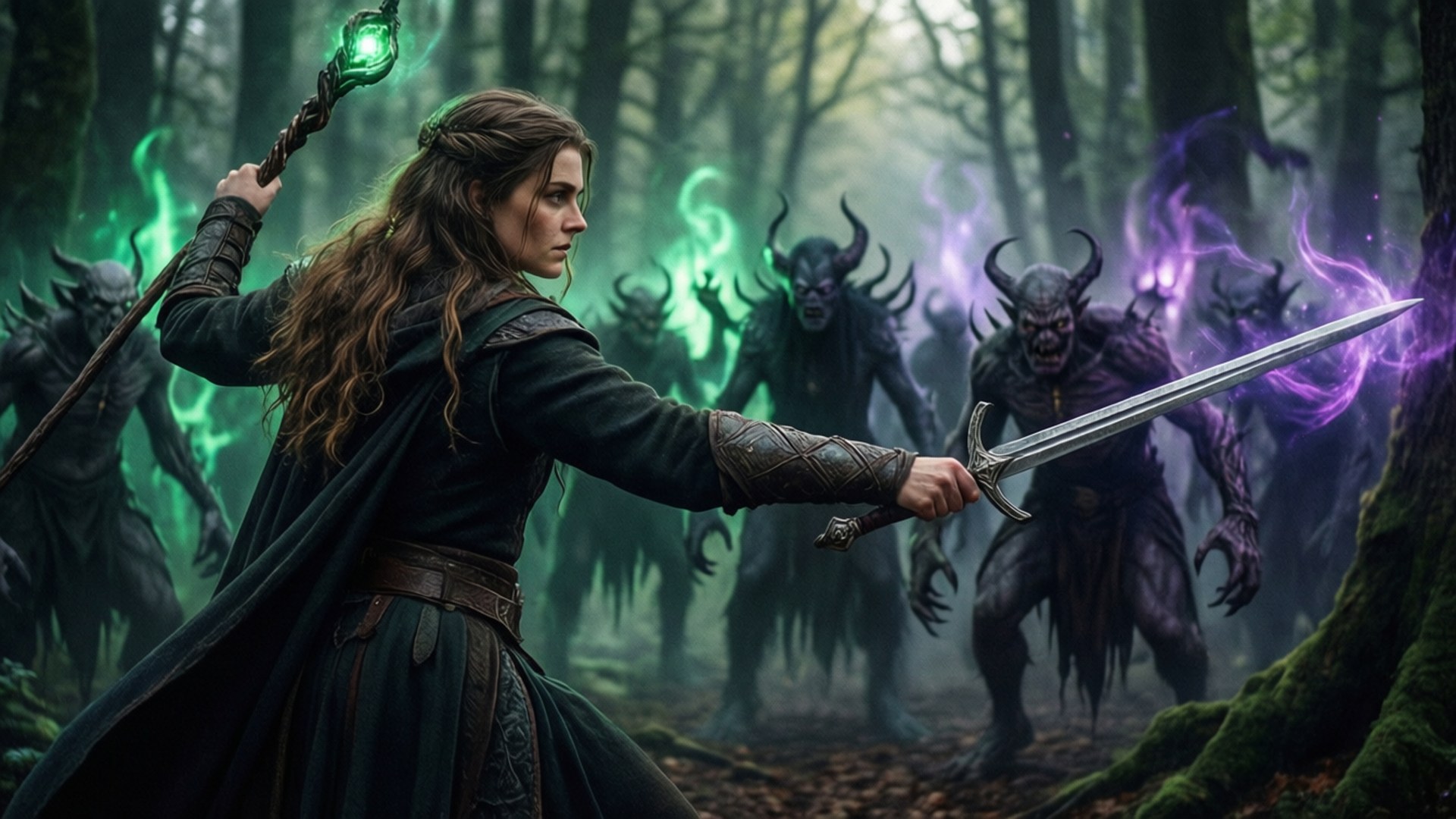 Battle in the Mist by Wallpapers.art Studio