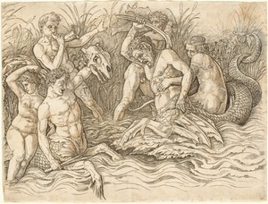 Battle of the Sea Gods [right half]