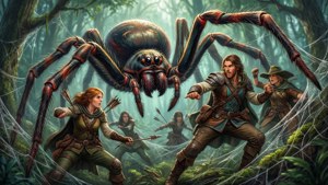 Battle with Giant Spider