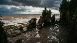 Bay of Fundy Low Tide Drama