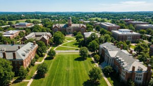 Baylor Campus Aerial
