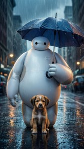 Baymax and Puppy