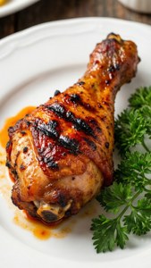 BBQ Drumstick with Char Marks