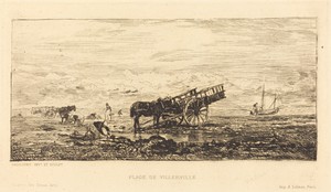 Beach at Villerville (Plage de Villerville)