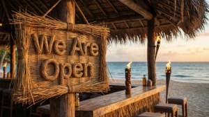Beach Bar Open