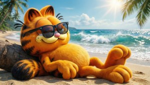 Beach Bum Garfield