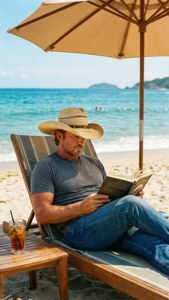Beach Chair Relaxation