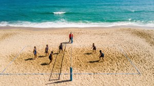 Beach Court Aerial