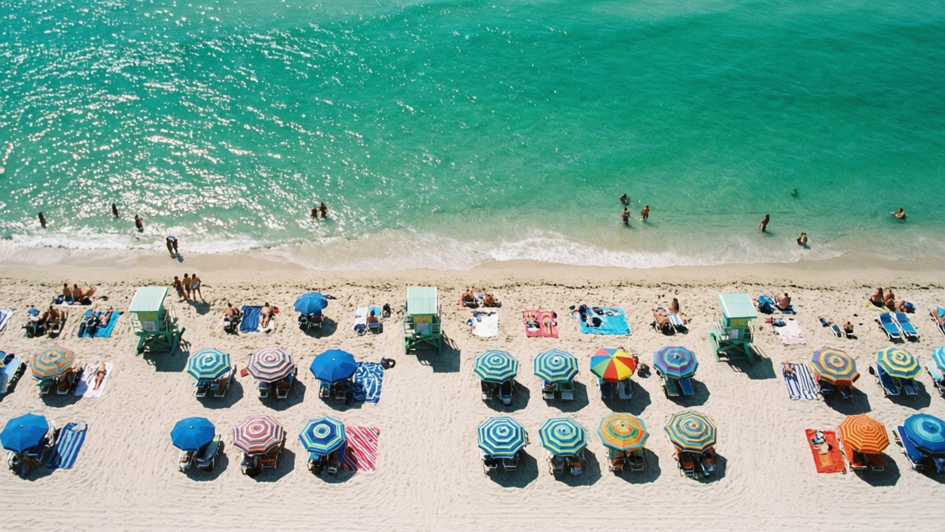 Beach Day Pattern by Wallpapers.art Studio