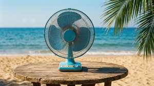 Beach Fan Summer Vibes