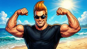 Beach Flex Pose