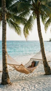 Beach Hammock Relaxation