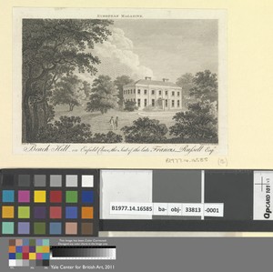 Beach Hill, on Enfield Chase, the Seat of the late Francis Russell, Esquire, Outer Suburb - North