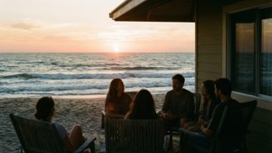 Beach House Sunset