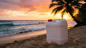 Beach Jerrycan Sunset