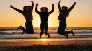Beach Jump Joy