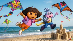 Beach Kite Fun