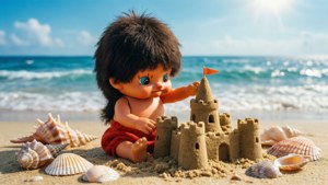 Beach Monchhichi