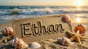 Beach Name Tag