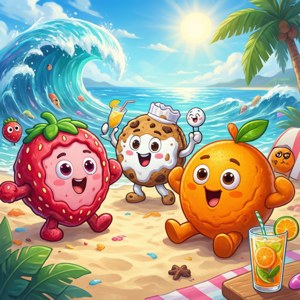 Beach Party Cookies