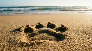 Beach Paw Print