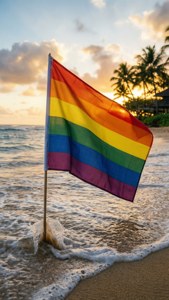 Beach Pride Flag