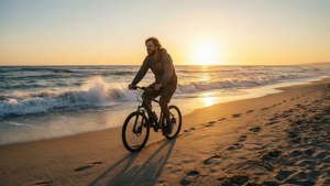 Beach Ride Sunset