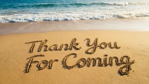 Beach Sand Writing