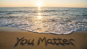 Beach Sand You Matter