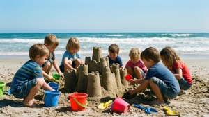 Beach Sandcastle Fun