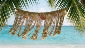 Beach Seashell Banner